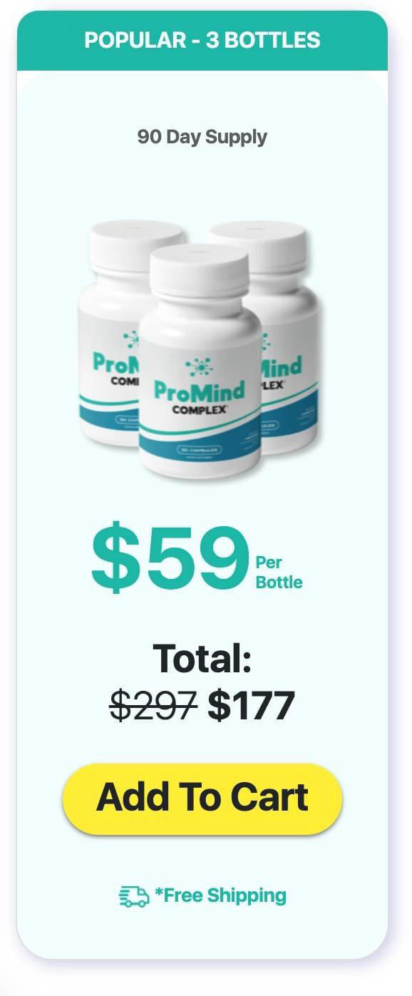 ProMind Complex buy 3 bottles